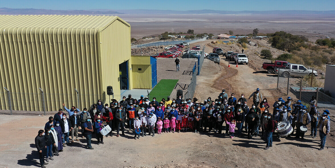 Comunidad Indígena Atacameña de Camar inauguró su primera planta de agua potable